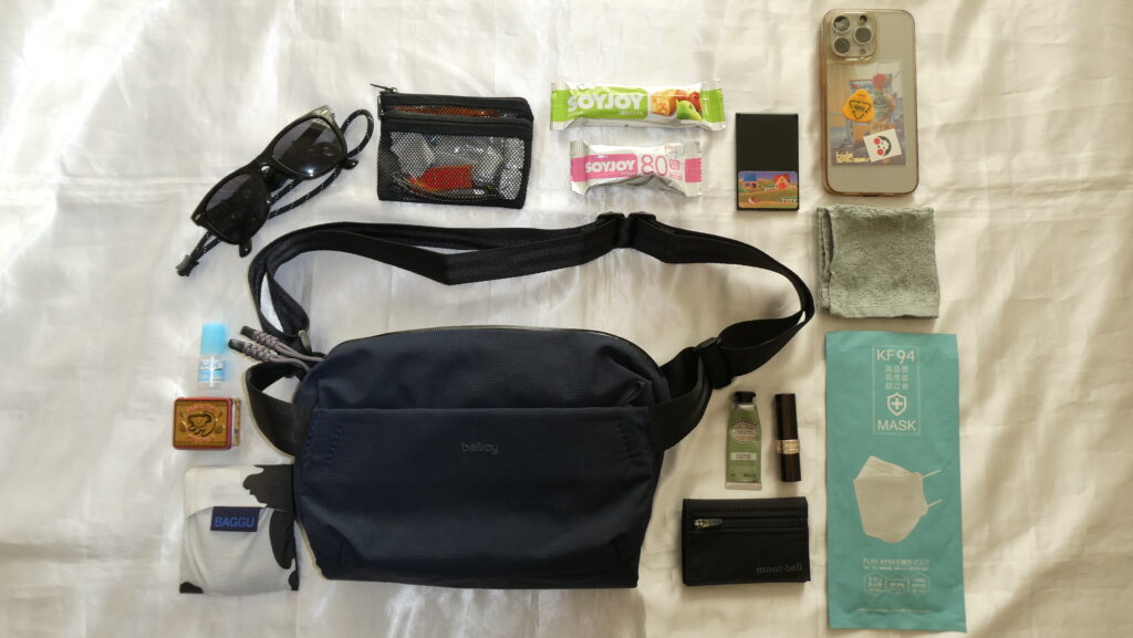 Bellroy Venture Sling 9LとEDCギアの収納